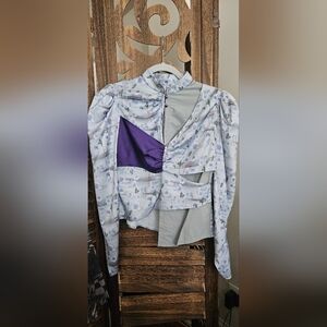 Patchwork Victorian Style Blouse